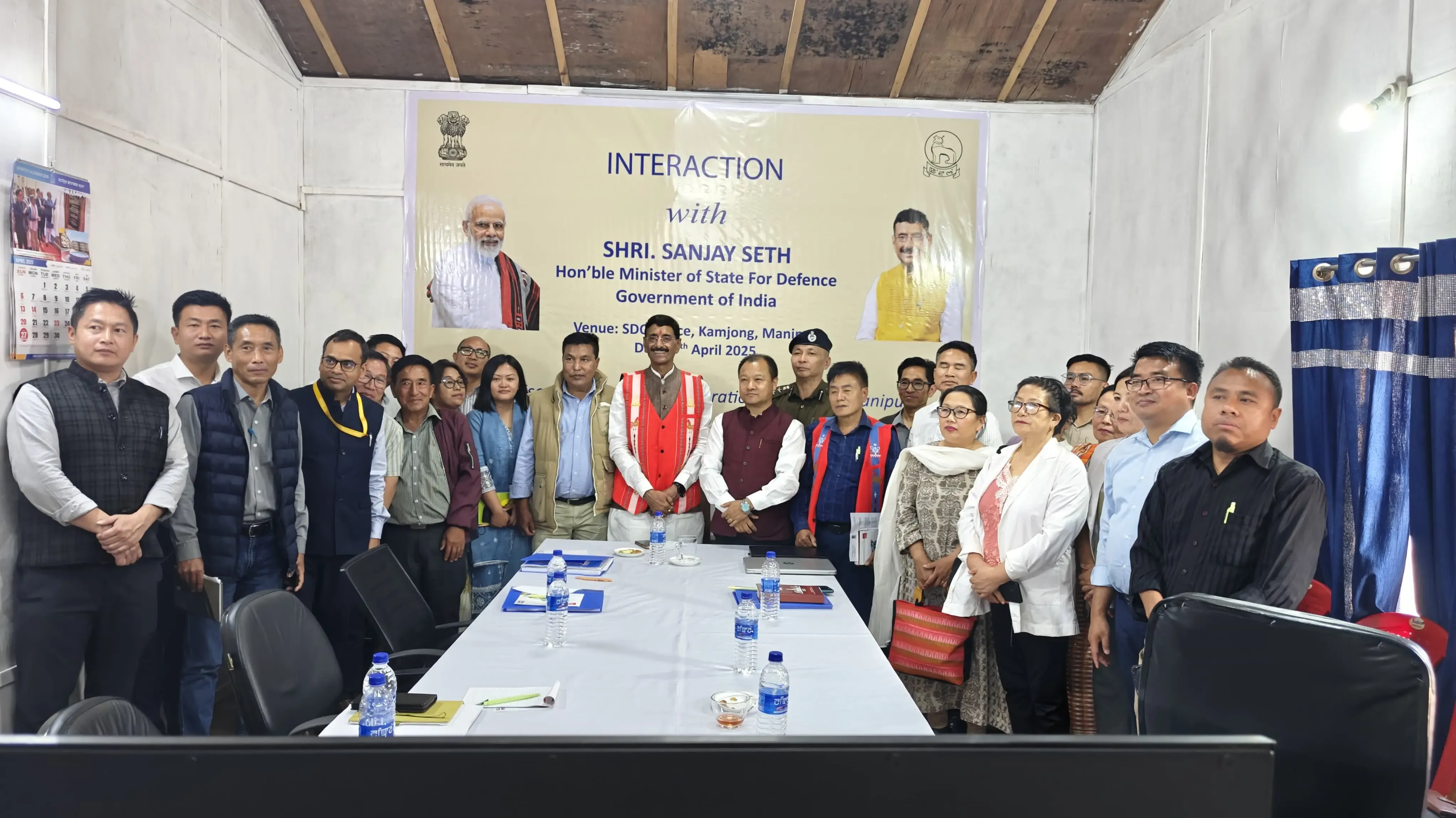 Minister of State for Defence Evaluates Initiatives in Kamjong, Manipur