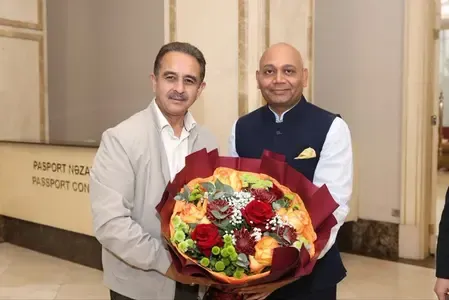 MoS Kirti Vardhan Singh arrives in Baku for CICA's 7th Summit