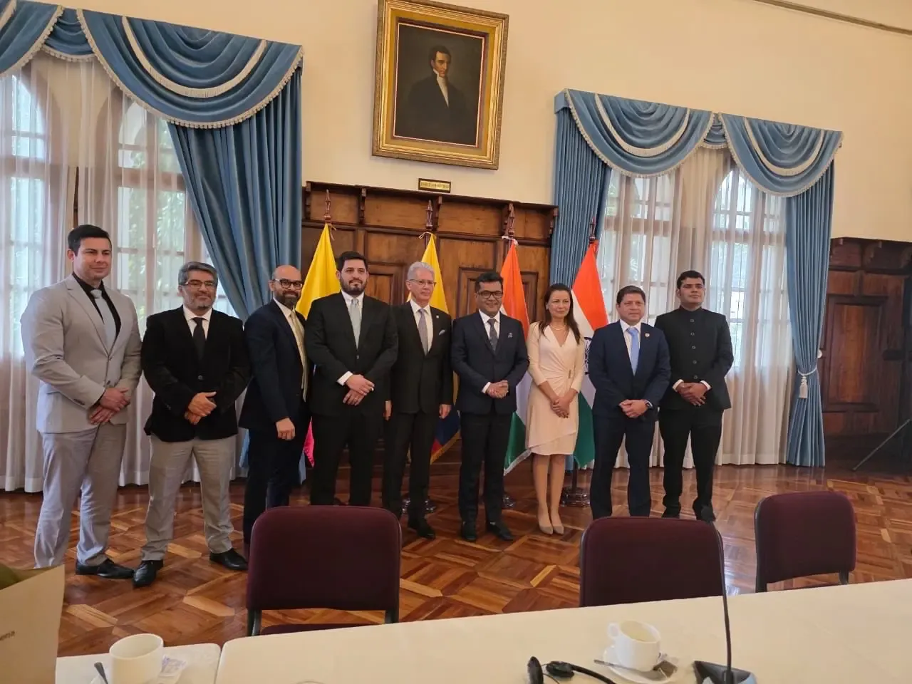 How is MoS Margherita Strengthening Ties with Ecuadorian Ministers?