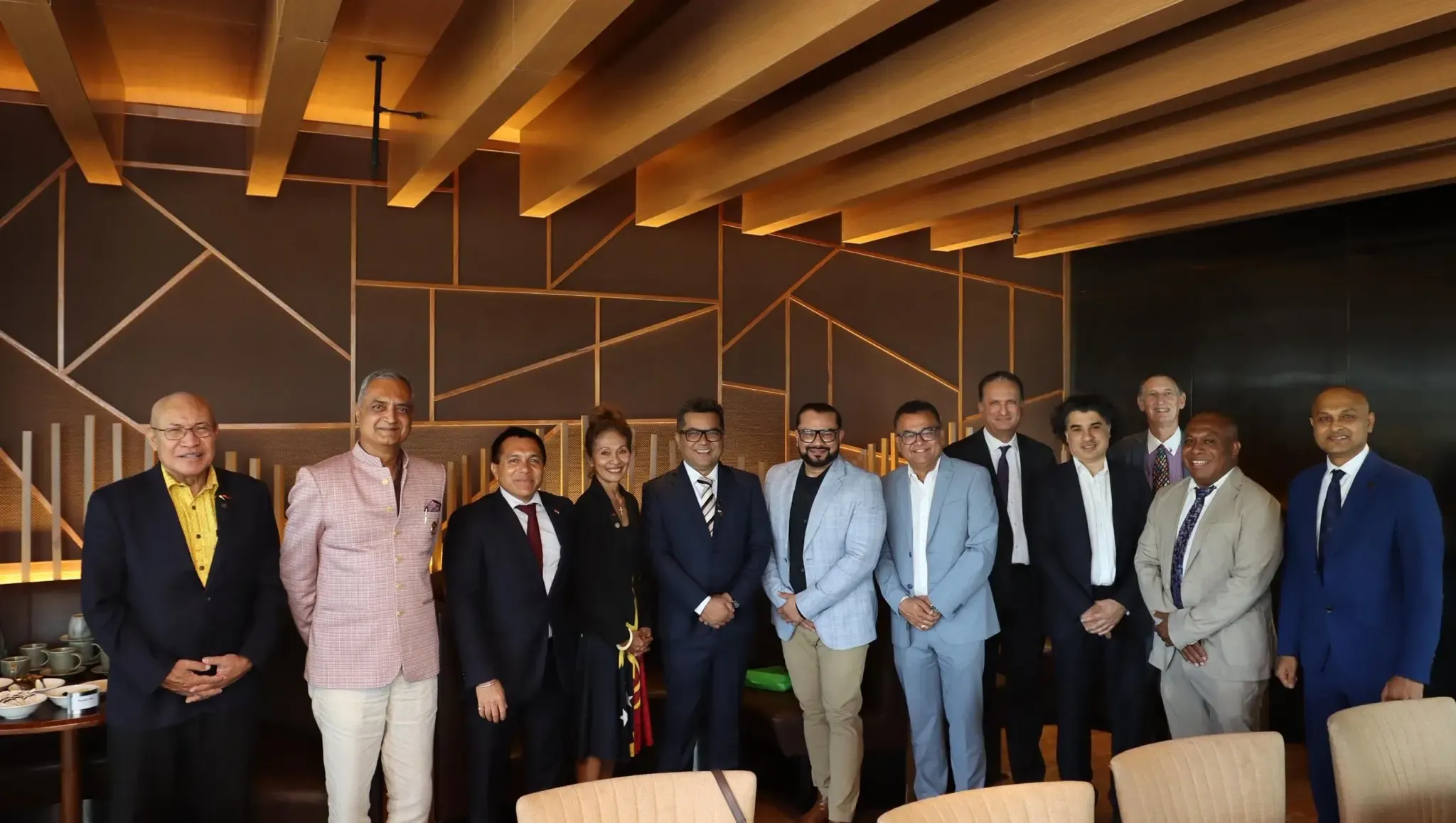 How is MoS Margherita Engaging with Papua New Guinea's Business Community?