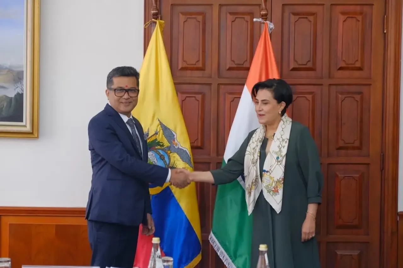 How Did MoS Margherita and Ecuador's Foreign Minister Discuss Strengthening Bilateral Ties?