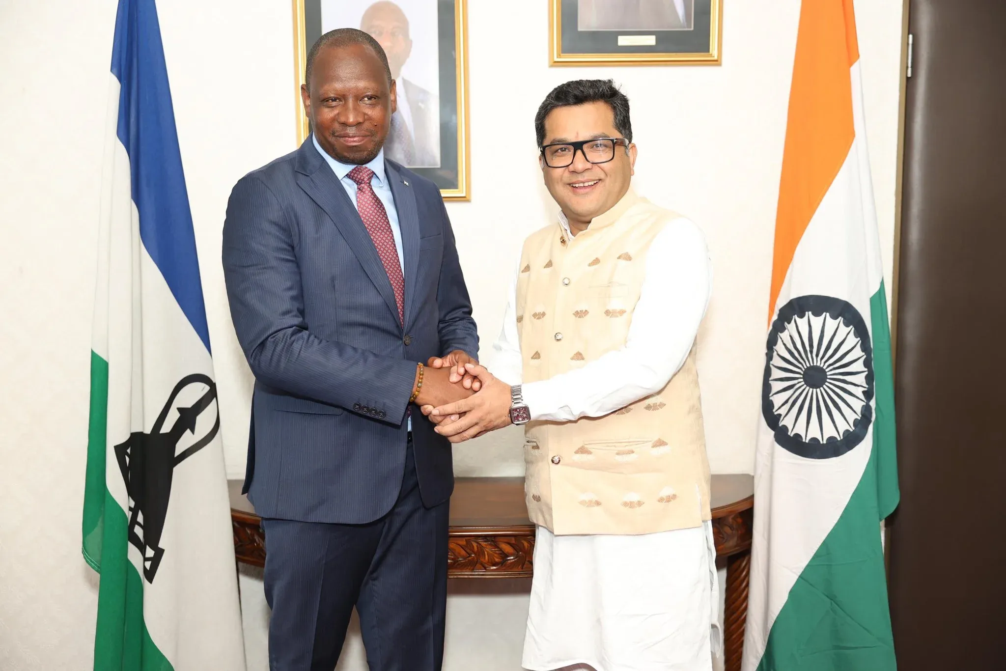 What Happened When MoS Margherita Met Lesotho's Foreign Minister?