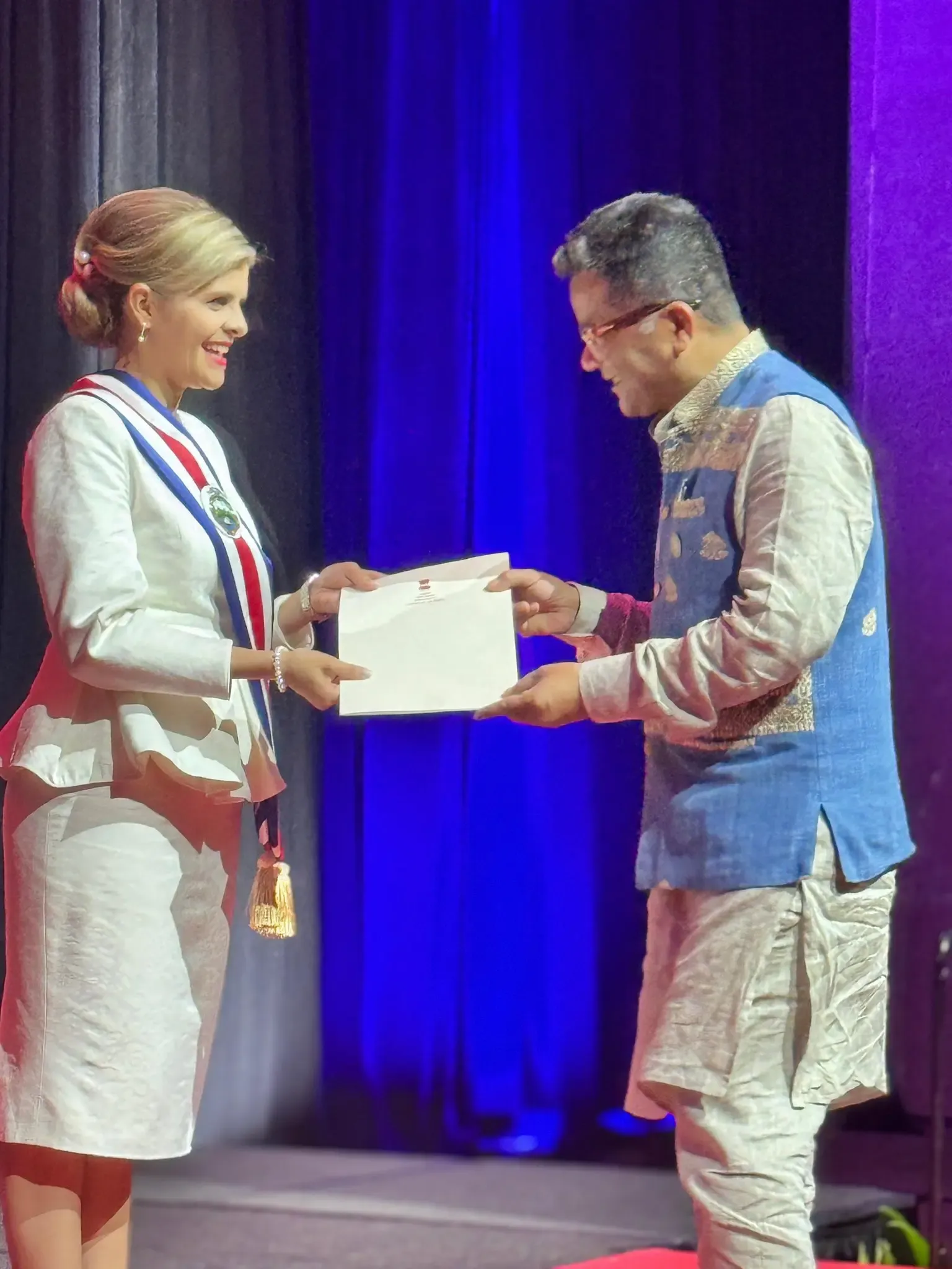 India's MoS Pabitra Margherita attends Costa Rica's presidential swearing-in