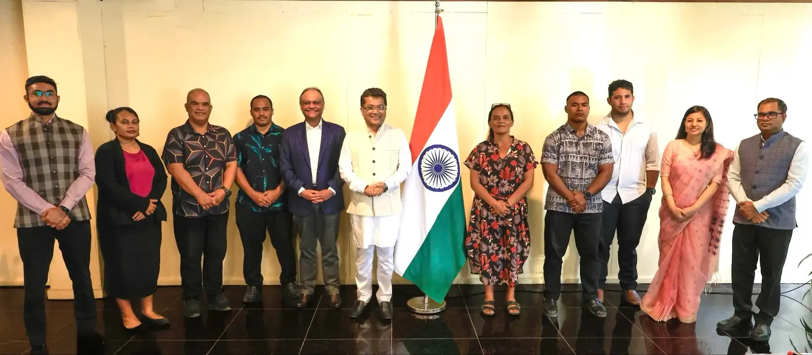 MoS Pabitra Margherita meets ITEC, ICCR alumni in Naoero on Pacific tour