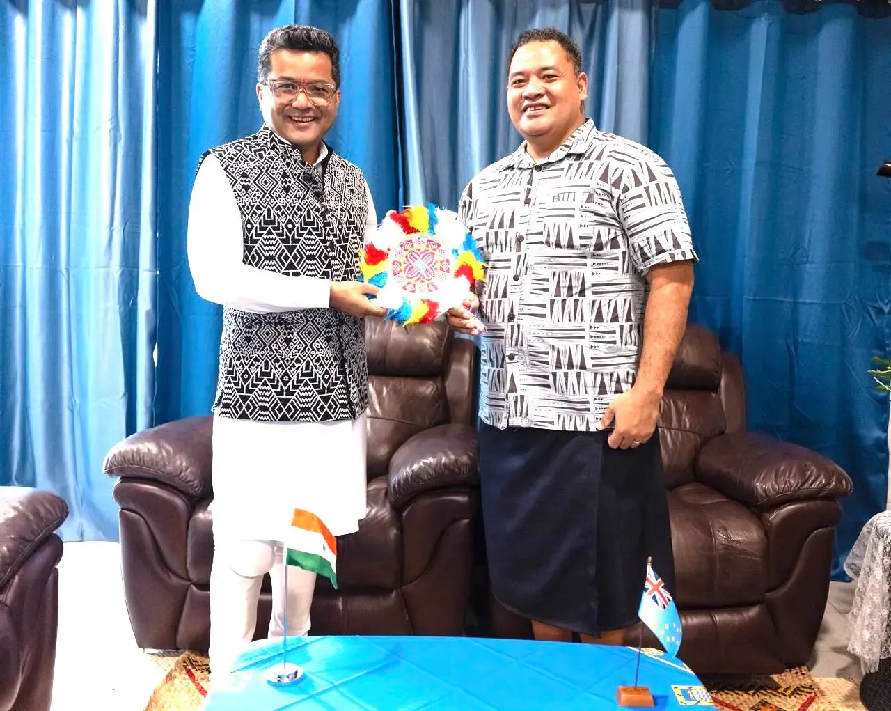 India's MoS Margherita in Tuvalu: Climate & Development Talks