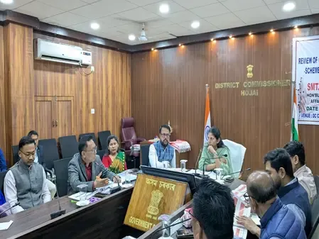 What Did MoS Raksha Khadse Discover During Her Review of Central Schemes in Assam's Hojai?
