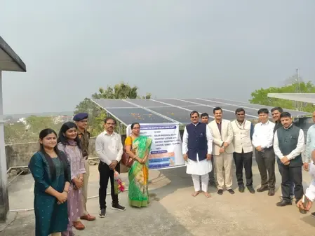 Tripura Takes a Bold Step: MoS Shripad Naik Launches Rooftop Solar Plant to Power District HQs