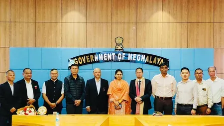 MoS Raksha Khadse reviews Meghalaya sports, youth schemes in Shillong meet