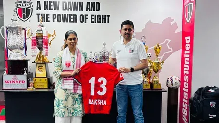 MoS Raksha Khadse visits NorthEast United FC, backs grassroots football push