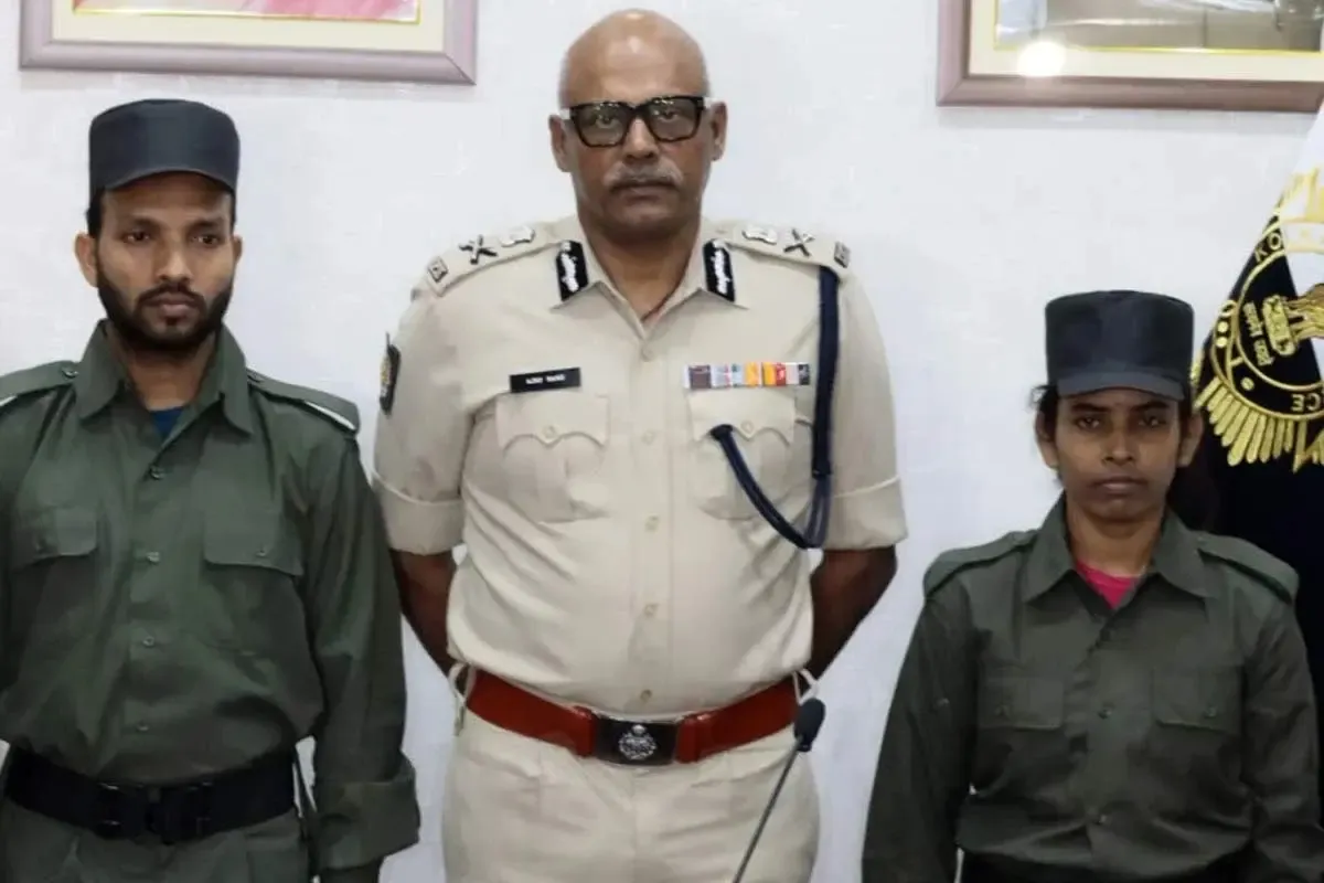 Wanted Maoist couple surrenders in Kolkata, hands over AK-47 and INSAS rifles