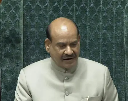 Was the Motion of Thanks on the President's Address Passed in LS During Opposition Protests?