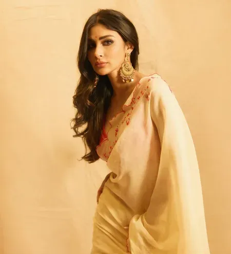 Mouni Roy embraces saree fashion with elegant traditional look