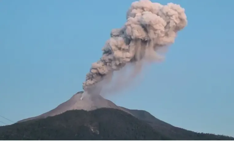 Mount Ibu in Indonesia's North Maluku erupts, flight alert issued