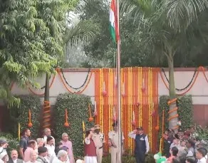 BJP chief Nitin Nabin hoists flag, rallies party for Viksit Bharat on 80th I-Day