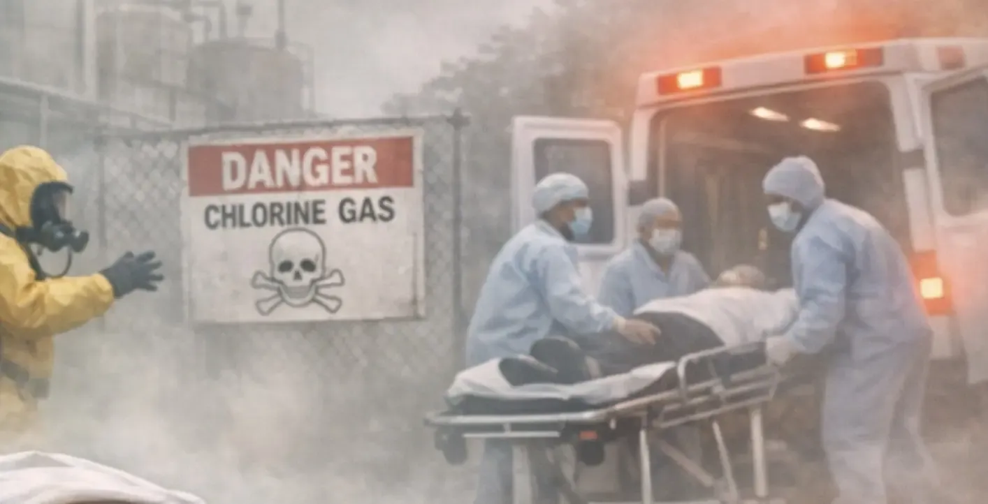 Chlorine Gas Leak at Jhabua Plant: 49 Hospitalized