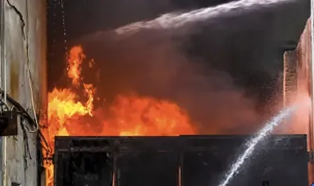 What Caused the Gwalior Factory Explosion That Injured Five Workers?