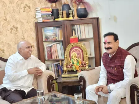 Strategic Meeting: MP BJP Chief Hemant Khandelwal and Narottam Mishra Discuss Datia Bypoll Plans