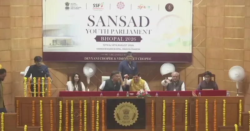MP CM Mohan Yadav inaugurates Sansad Youth Parliament 2026