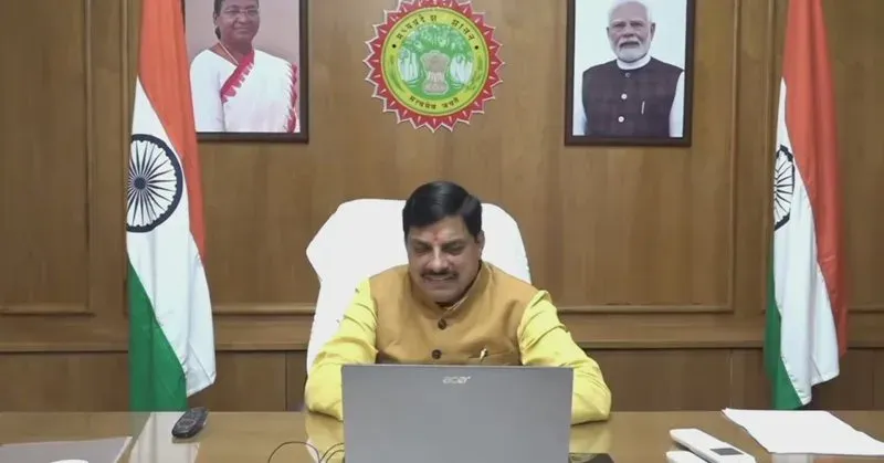 MP CM Mohan Yadav joins Balram Krishi Mahotsav in Burhanpur via video conference