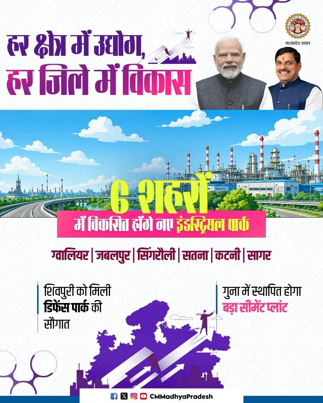 MP CM Office: Industries Reaching Every District