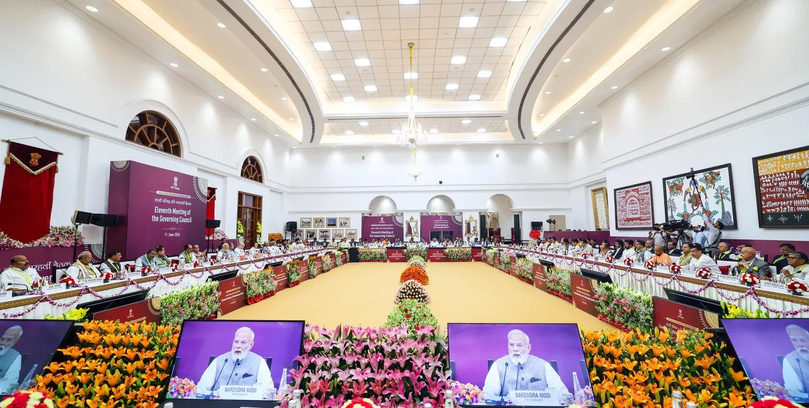 MP CM Mohan Yadav pitches inclusive growth, Viksit Bharat at NITI Aayog meet