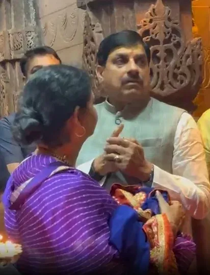Panchayatan Temple foundation laid at Omkareshwar's Ekatma Dham by MP CM Yadav