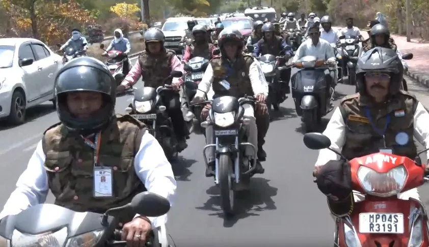 Bhopal dowry death: Ex-servicemen hold bike rally, demand CBI probe for Twisha Sharma