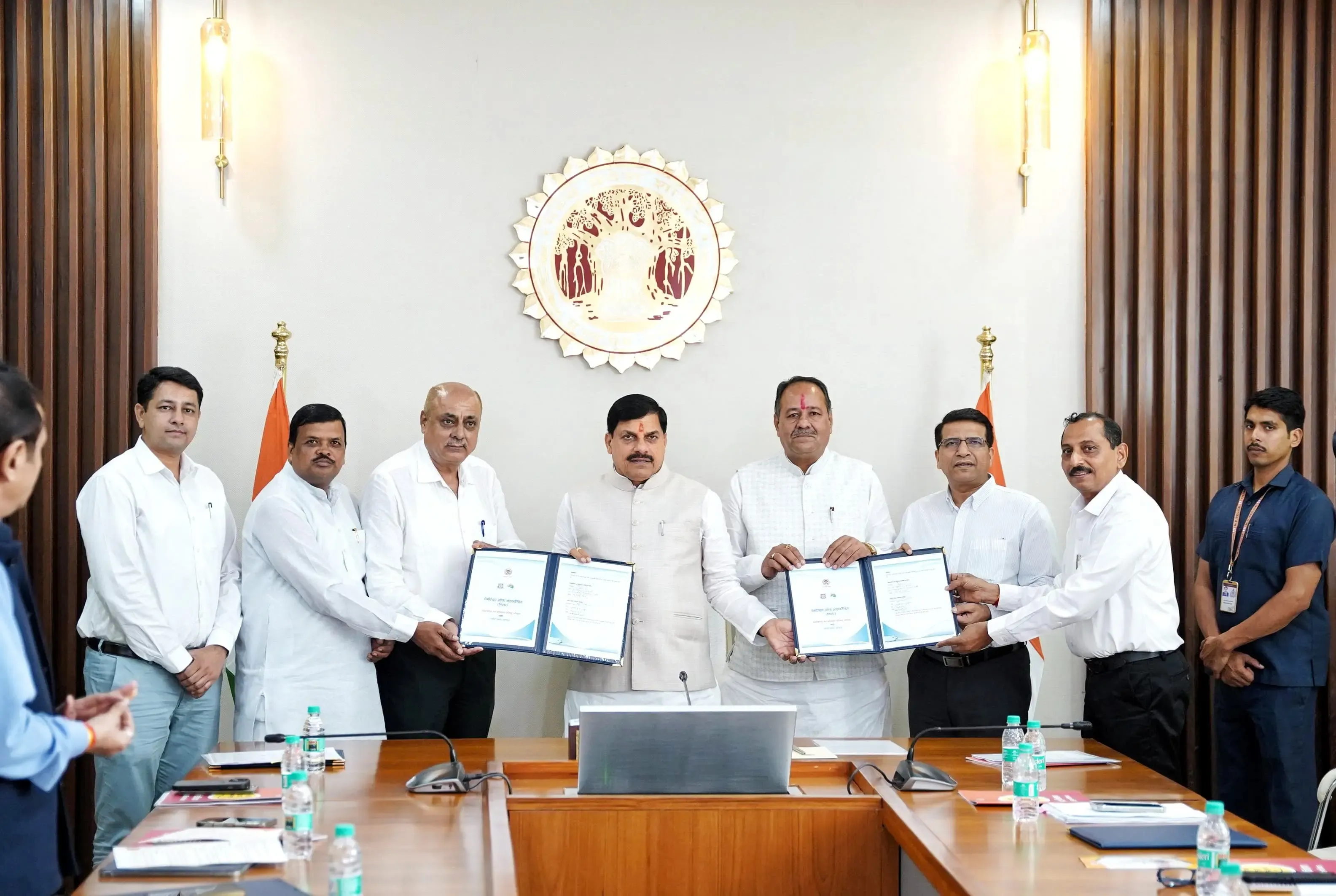 What Agreements Did the MP Government Sign for River Conservation and Village Development?