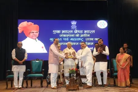 MP Governor Mangubhai Patel leads Gujarat–Maharashtra Foundation Day celebration in Bhopal