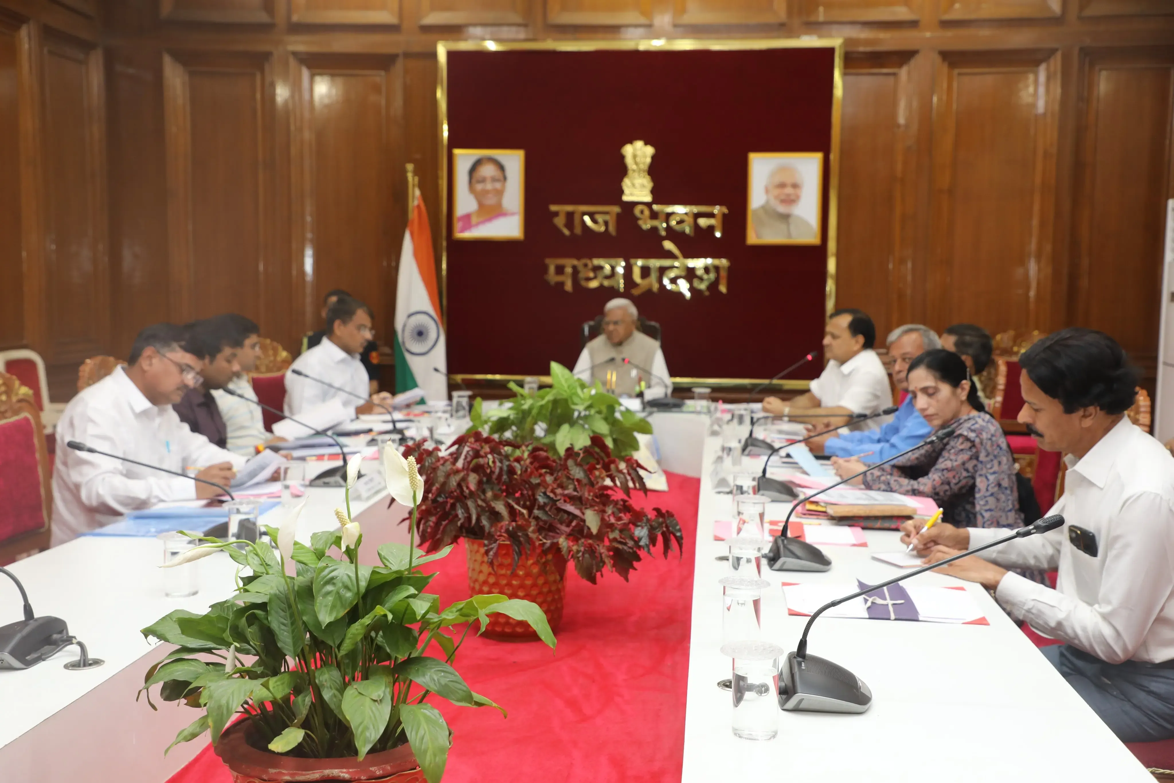 Madhya Pradesh Governor Evaluates Red Cross Committee Elections