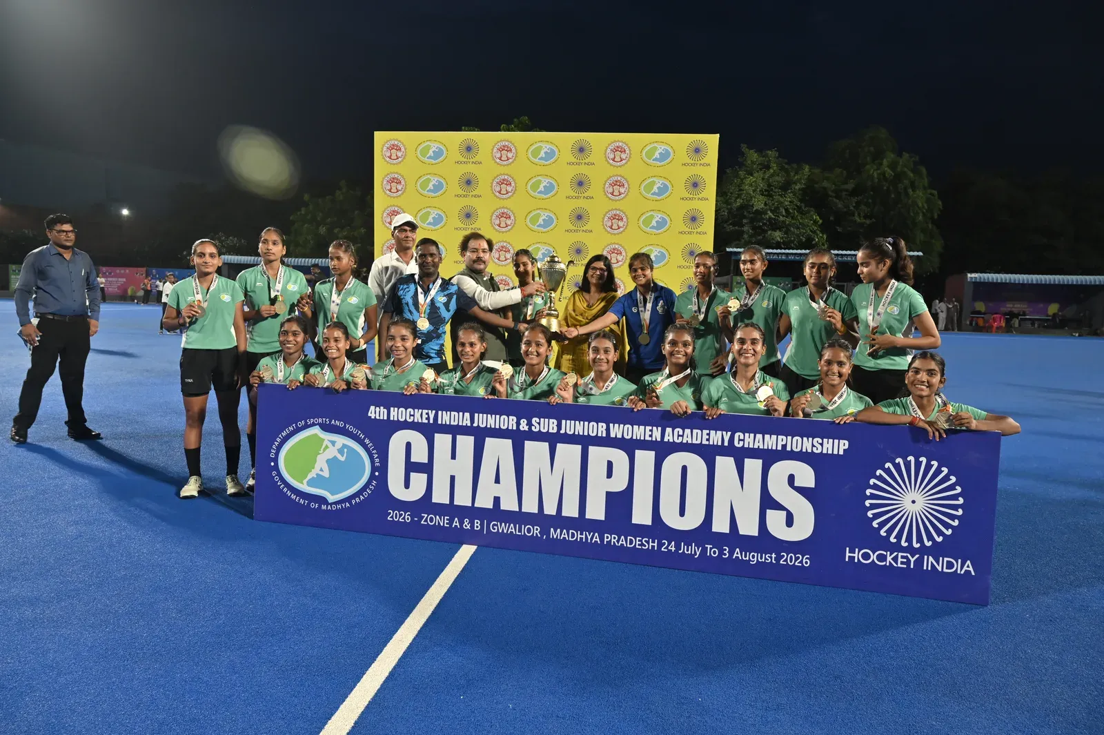 MP Hockey Academy sweep Sub-Junior and Junior titles at 4th Hockey India Women Academy Championship 2026