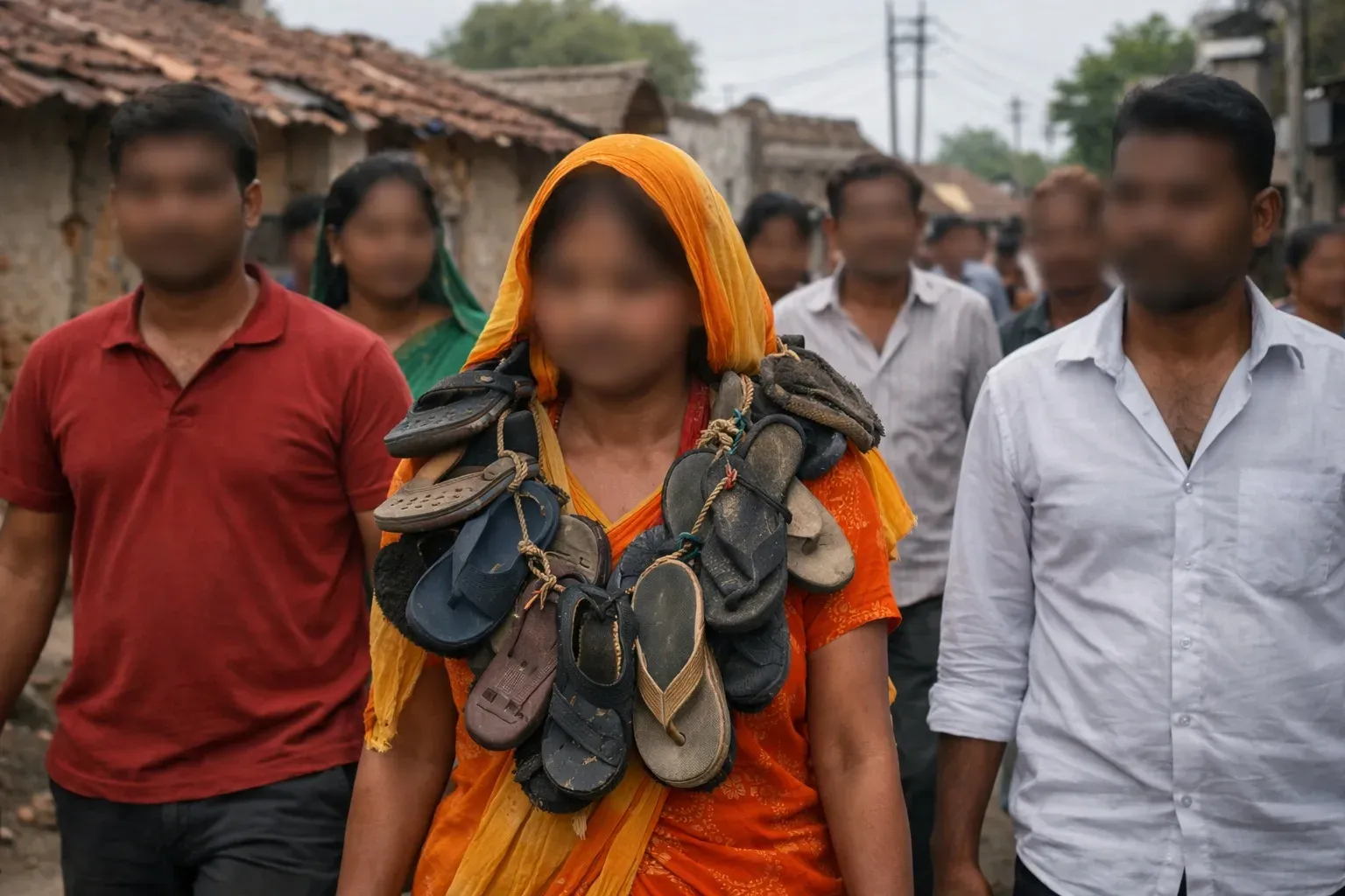 Ujjain woman paraded with shoe garland in MP village, 6 arrested