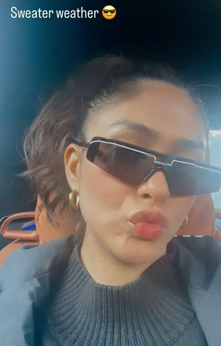 Mrunal Thakur Spotted Relishing the Cozy ‘Sweater Weather’