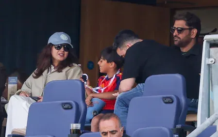 MS Dhoni draws Edgbaston roar watching India vs England first ODI