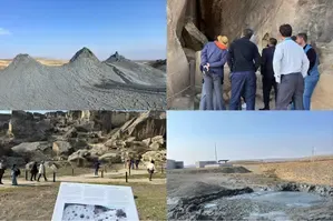 Mud spewing volcanoes, ancient rock art: Azerbaijan's most unique wonders 