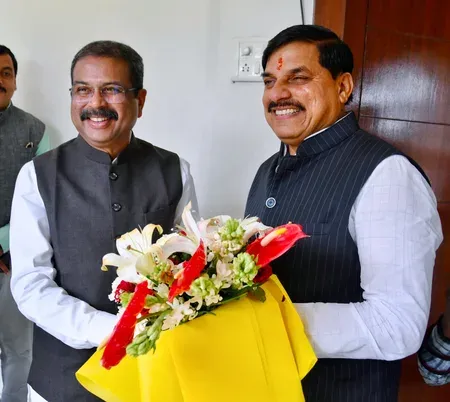 धर्मेंद्र प्रधान ने सीएम मोहन यादव से की मुलाकात, NEP क्रियान्वयन और कौशल विकास पर हुई विस्तृत चर्चा
