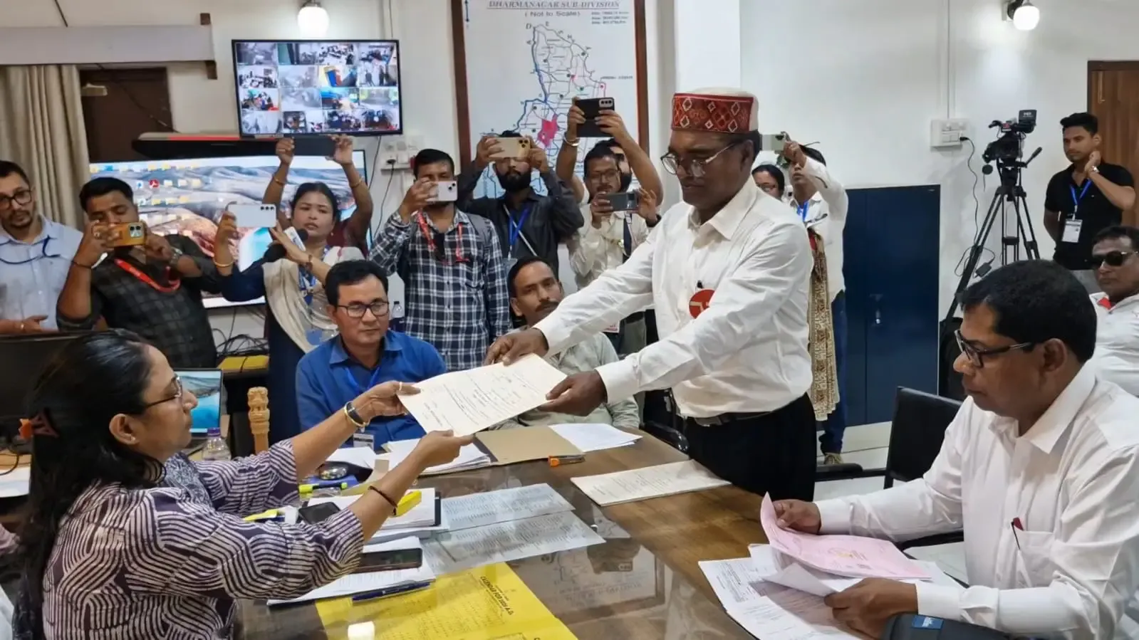 April 9 By-Election: Multi-Party Contest in Tripura's Dharmanagar