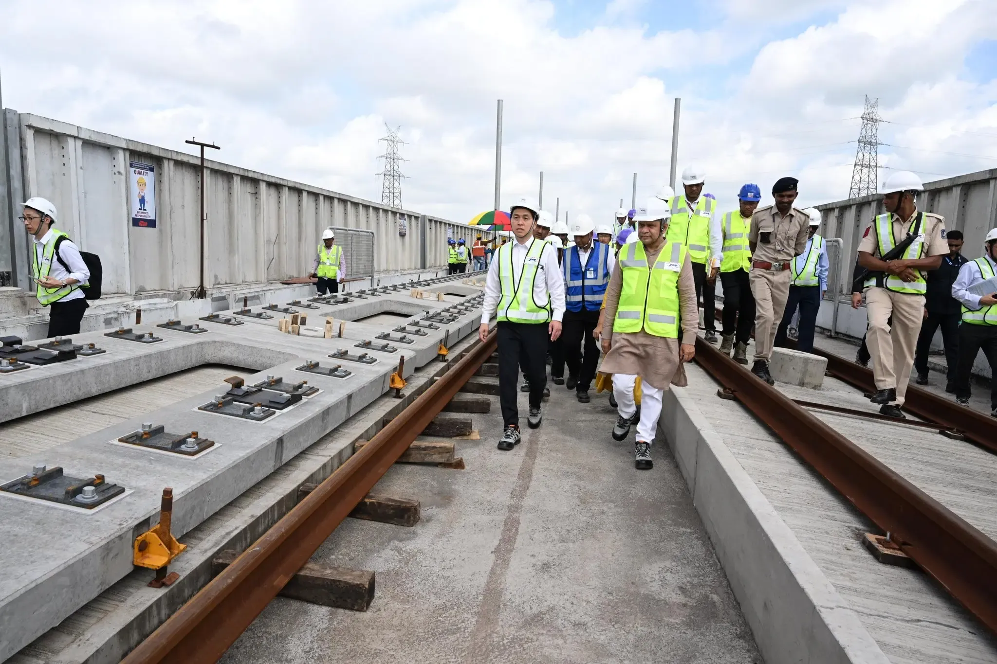 Assembly of Second Tunnel Boring Machine Begins for Mumbai-Ahmedabad Bullet Train