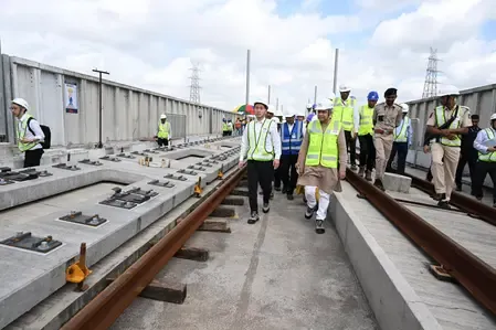 Assembly of Second Tunnel Boring Machine Begins for Mumbai-Ahmedabad Bullet Train