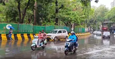 मुंबई में मानसून की पहली मूसलाधार बारिश: भिवंडी-नवी मुंबई में जलभराव, जनजीवन अस्त-व्यस्त