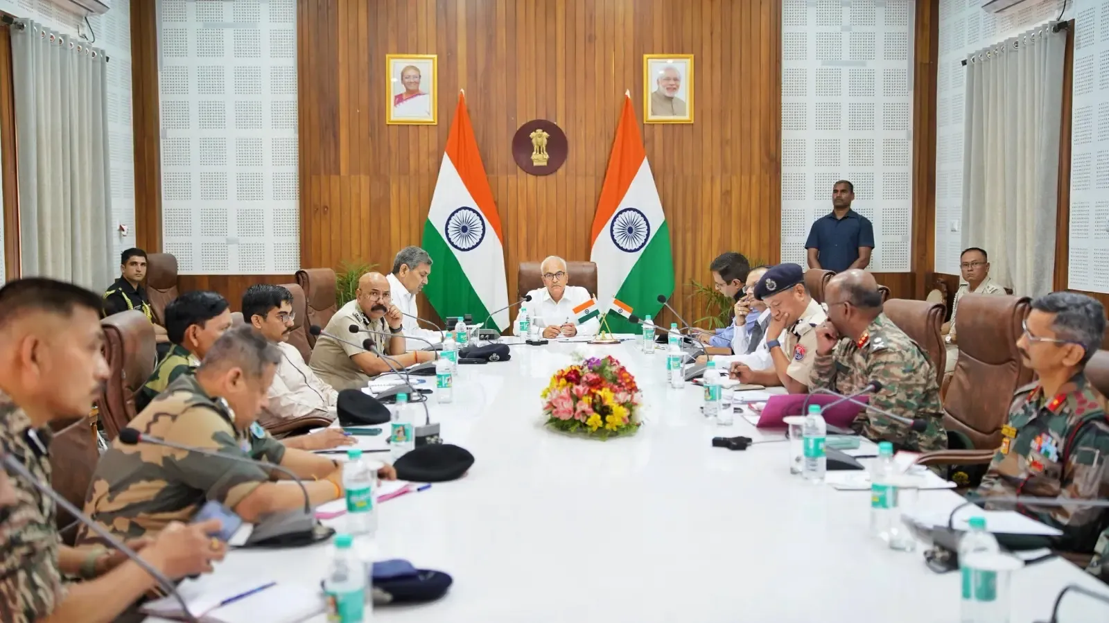 What Did Manipur Governor Ajay Kumar Bhalla Discuss in the High-Level Security Meeting?
