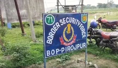 मुर्शिदाबाद सीमा पर भाजपा विधायक चित्त मुखर्जी का दौरा, फेंसिंग न होने से घुसपैठ-तस्करी की चेतावनी