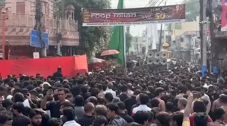 मुजफ्फरनगर में मोहर्रम के जुलूस शांतिपूर्वक संपन्न, ताजिया कर्बला में दफन