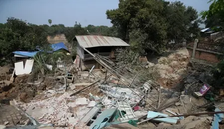 Myanmar Experiences 154 Aftershocks Following Catastrophic 7.7-Magnitude Earthquake