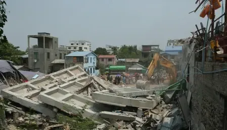 What is the latest death toll from Myanmar's earthquake?