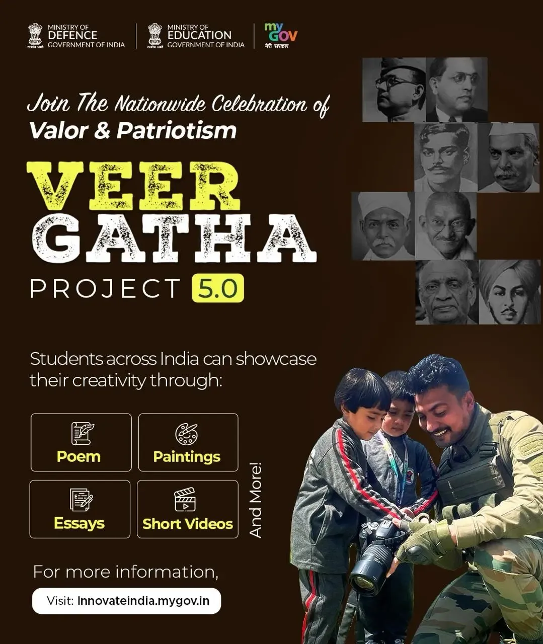Has MyGov India Launched 'Veer Gatha 5.0' to Honor India's Bravehearts?