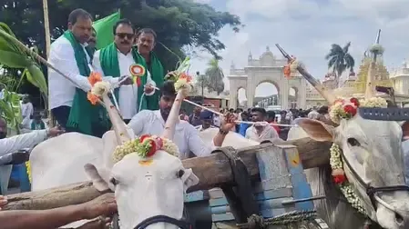 मैसूर दशहरा में किसान दशहरा का भव्य उद्घाटन, आधुनिक कृषि तकनीकों का प्रदर्शन