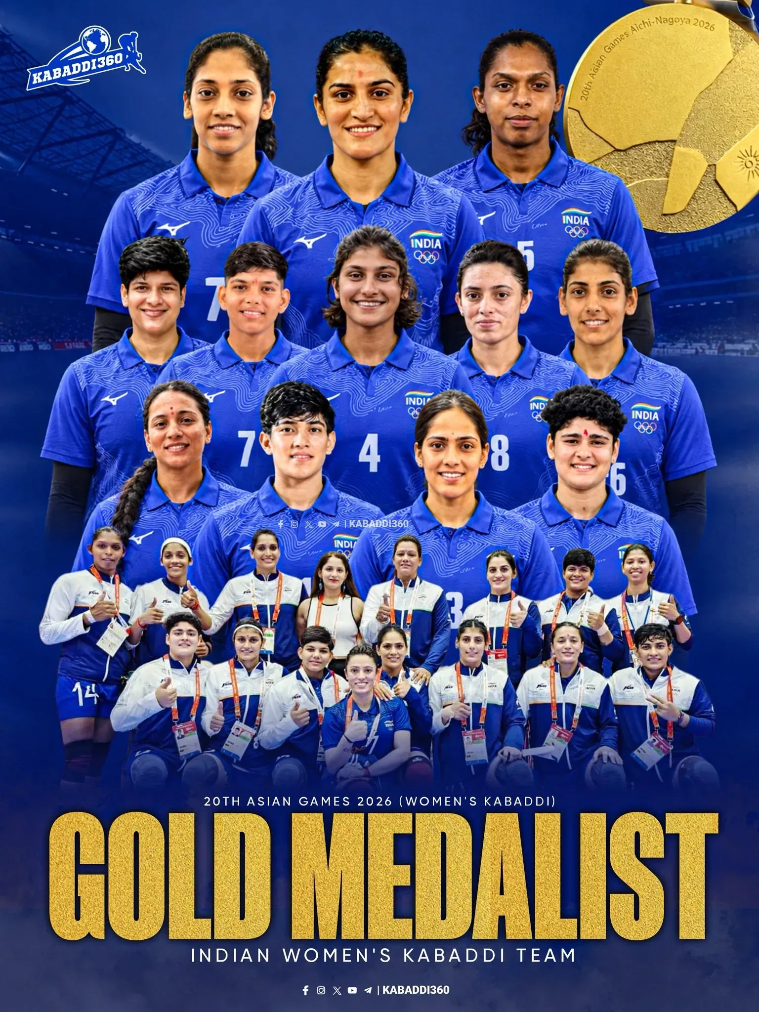 Nadda hails Indian Women's Kabaddi Team's Asian Games gold
