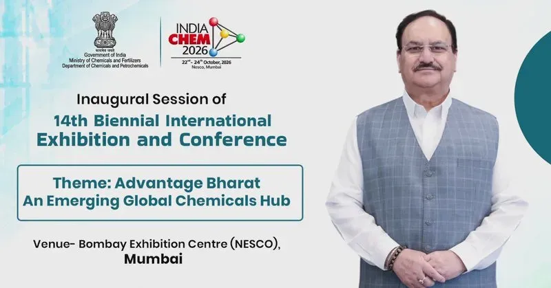 Nadda inaugurates IndiaChem2026 in Mumbai