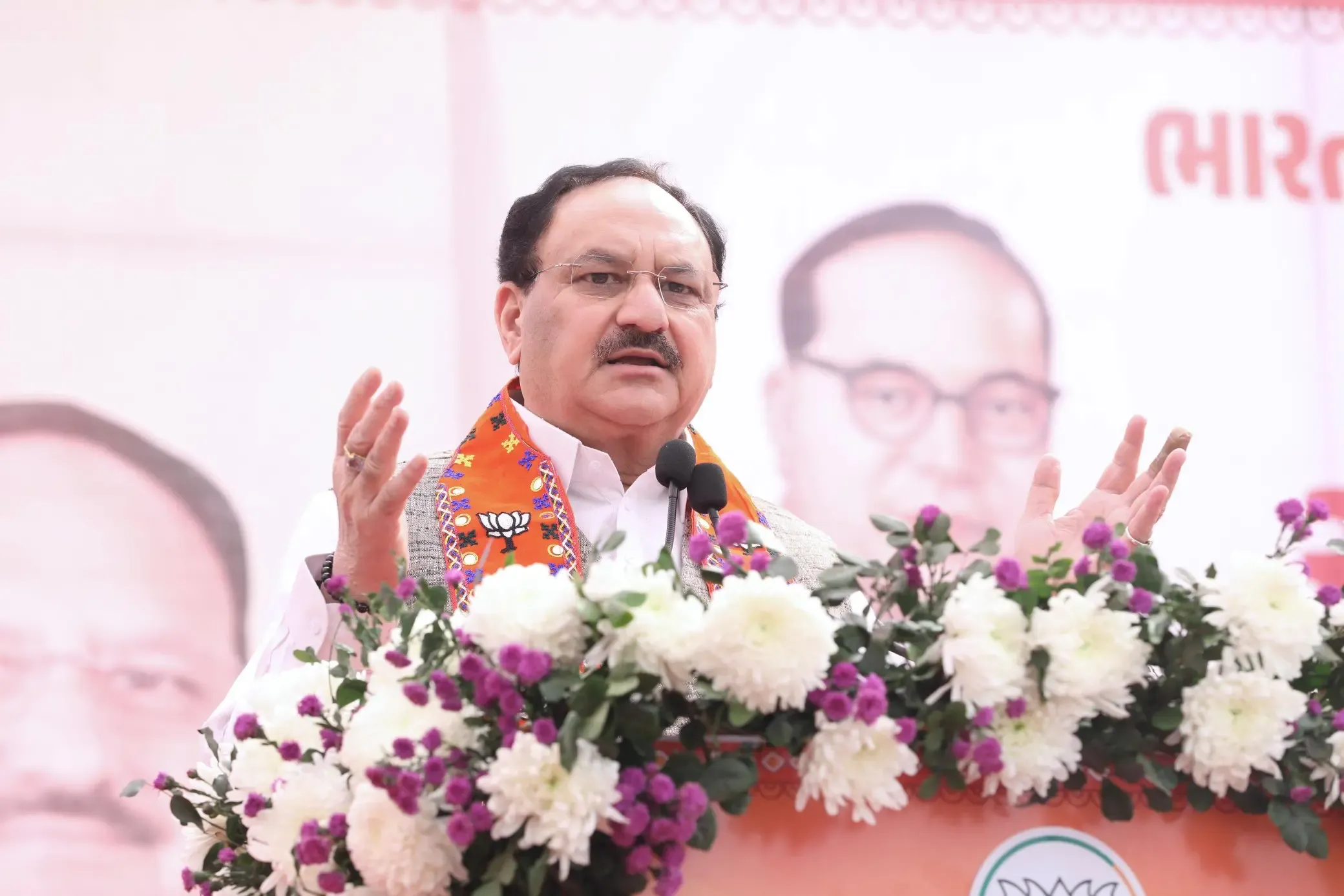 Nadda Commends Modi Administration for Article 370 Repeal, Critiques Congress for Constitutional Alterations